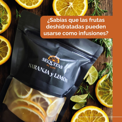 Rueditas Cítricas de Naranja y Limón - Sequitas