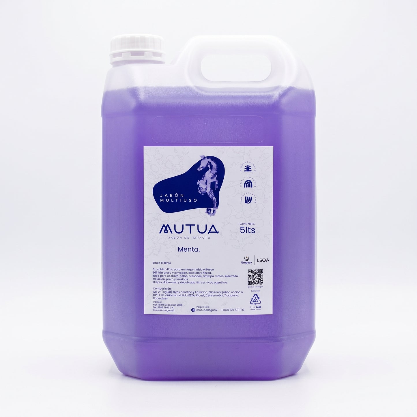 Limpiador Multiuso Biodegradable Mutua Menta 1